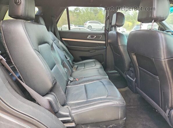 1FM5K7DH4GGC02149 2016 FORD EXPLORER Charcoal Widok wnętrza z tyłu