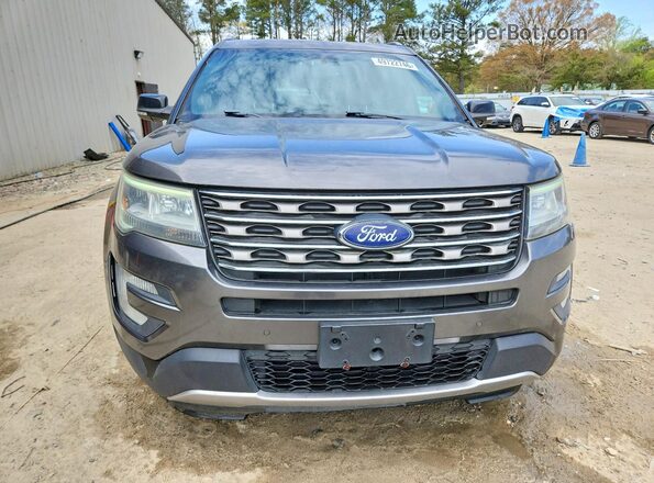 1FM5K7DH4GGC02149 2016 FORD EXPLORER Charcoal Widok z przodu