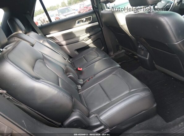 1FM5K7DH5GGD27483 2016 FORD EXPLORER Gray Vista de la etiqueta del VIN