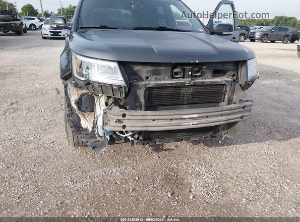 1FM5K7DH5GGD27483 2016 FORD EXPLORER Gray Vista frontal