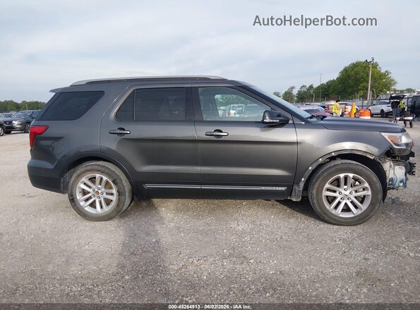 1FM5K7DH5GGD27483 2016 FORD EXPLORER Gray Vista interior trasera