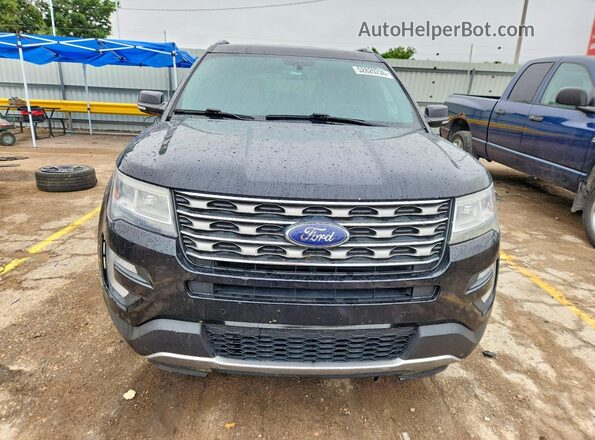 1FM5K7DH7HGC30982 2017 FORD EXPLORER Черный Вид спереди