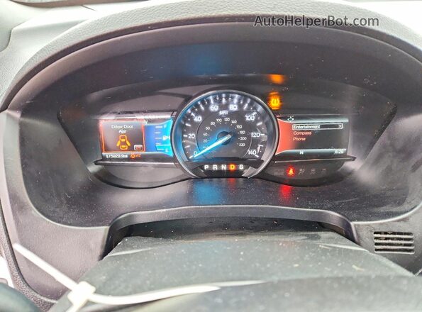 1FM5K7DH7HGC30982 2017 FORD EXPLORER Черный Вид щитка приборов