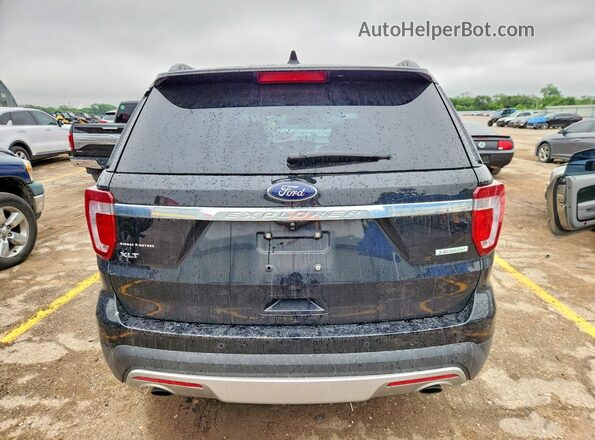1FM5K7DH7HGC30982 2017 FORD EXPLORER Черный Вид сзади