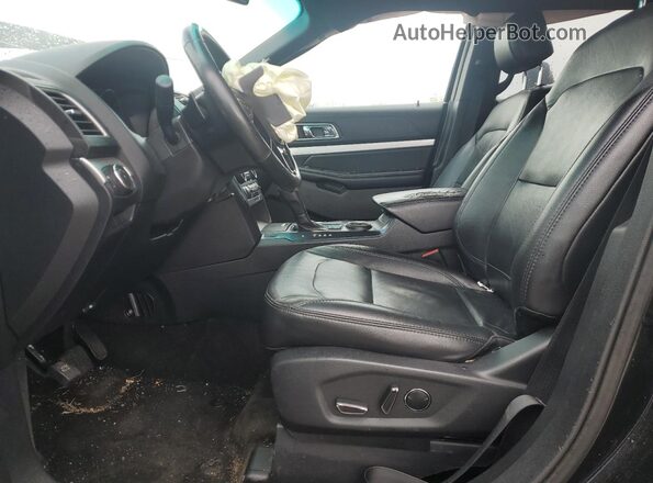 1FM5K7DH8GGC82068 2016 FORD EXPLORER Black Front interior view