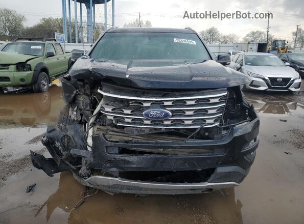 1FM5K7DH8GGC82068 2016 FORD EXPLORER Black Front view