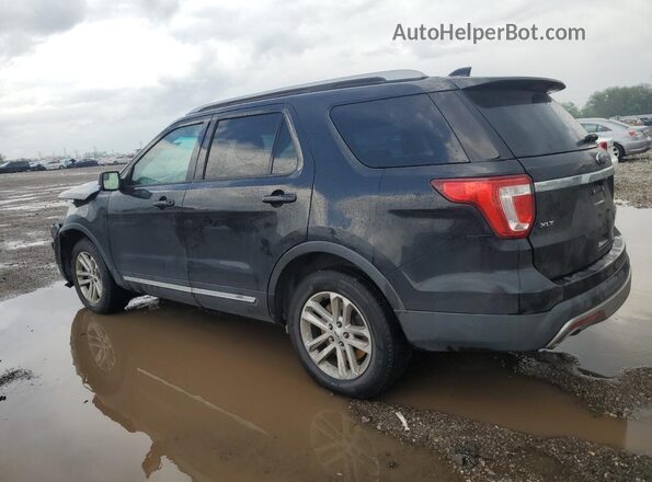 1FM5K7DH8GGC82068 2016 FORD EXPLORER Black Rear left