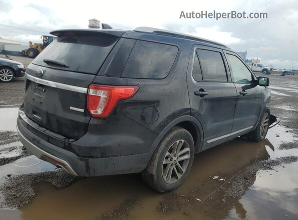 1FM5K7DH8GGC82068 2016 FORD EXPLORER Black Rear right