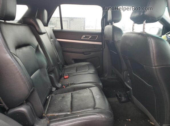 1FM5K7DH8GGC82068 2016 FORD EXPLORER Black Rear seats view