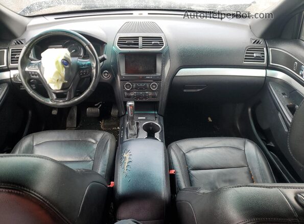 1FM5K7DH8GGC82068 2016 FORD EXPLORER Black Dashboard view
