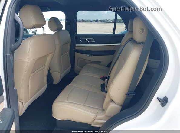 1FM5K7DH8HGD20965 2017 FORD EXPLORER White Widok naklejki z numerem VIN