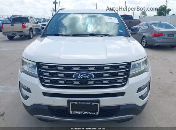1FM5K7DH8HGD20965 2017 FORD EXPLORER White Widok z przodu