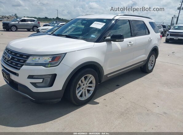 1FM5K7DH8HGD20965 2017 FORD EXPLORER White Przód lewy