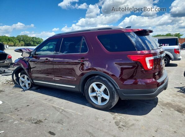 1FM5K7DH8JGC03330 2018 FORD EXPLORER Maroon 