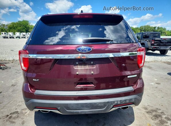 1FM5K7DH8JGC03330 2018 FORD EXPLORER Maroon 