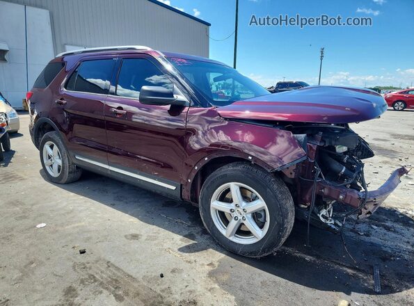 1FM5K7DH8JGC03330 2018 FORD EXPLORER Maroon 