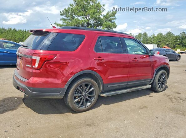 1FM5K7DH8JGC30995 2018 FORD EXPLORER Red Հետևի աջ