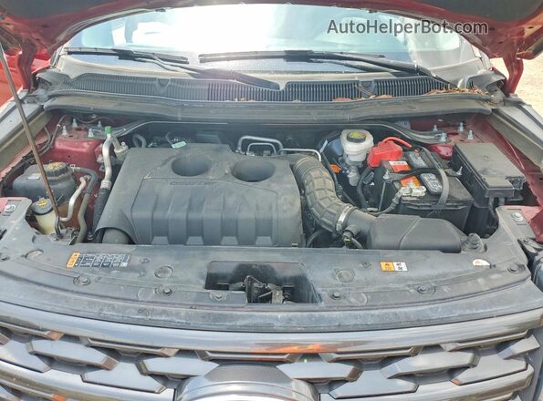 1FM5K7DH8JGC30995 2018 FORD EXPLORER Red Սալոնի հետևի տեսք