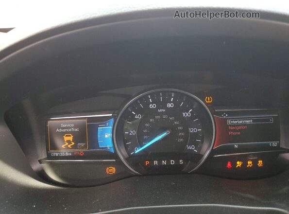 1FM5K7DH8JGC30995 2018 FORD EXPLORER Red Սարքավորումների վահանակի տեսք