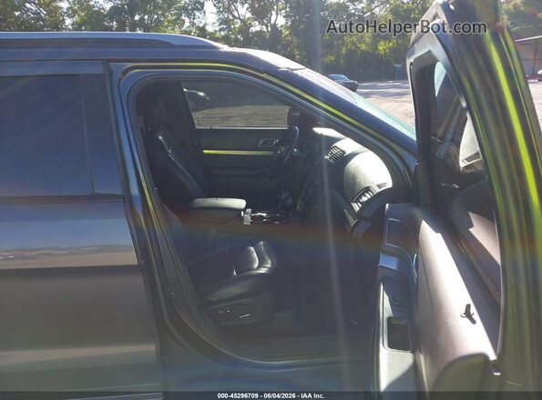 1FM5K7DH8JGC80490 2018 FORD EXPLORER Gray Widok wnętrza z przodu