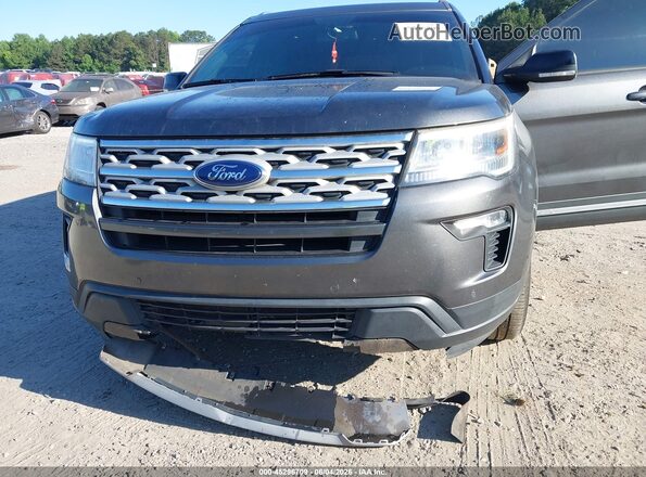 1FM5K7DH8JGC80490 2018 FORD EXPLORER Gray Widok z przodu