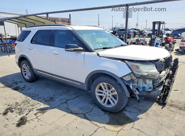 1FM5K7DH9GGD28720 2016 FORD EXPLORER White Przód prawy