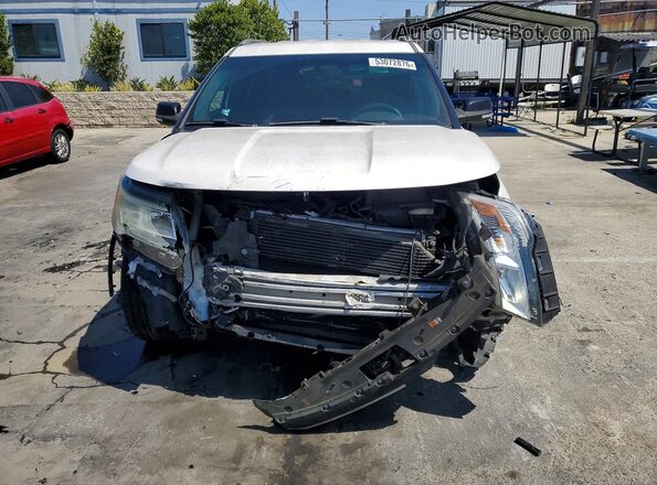 1FM5K7DH9GGD28720 2016 FORD EXPLORER White Widok z przodu