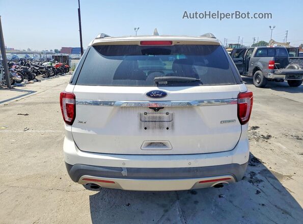 1FM5K7DH9GGD28720 2016 FORD EXPLORER White Widok z tyłu