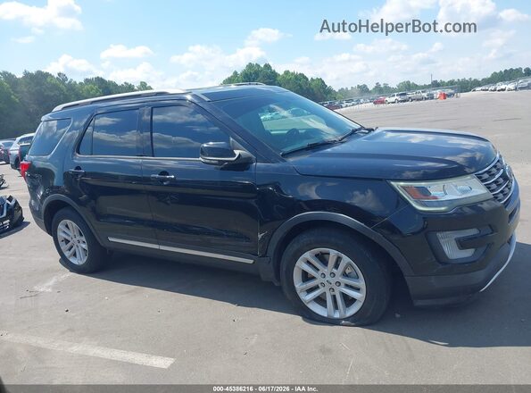 1FM5K7DH9HGD15659 2017 FORD EXPLORER Черный Вид щитка приборов