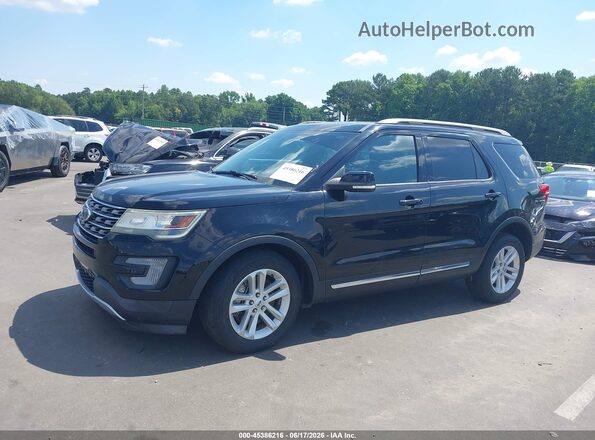 1FM5K7DH9HGD15659 2017 FORD EXPLORER Черный Вид задней части салона