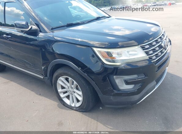 1FM5K7DH9HGD15659 2017 FORD EXPLORER Черный Вид спереди