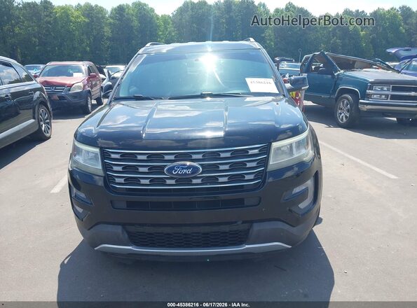 1FM5K7DH9HGD15659 2017 FORD EXPLORER Черный Вид панели приборов