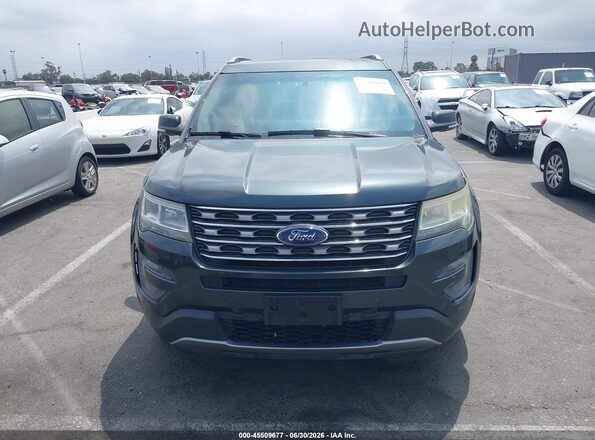 1FM5K7DHXGGA51866 2016 FORD EXPLORER Green Вид щитка приладів