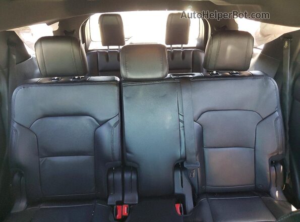 1FM5K7DHXGGC38606 2016 FORD EXPLORER Gray Vista de los asientos traseros