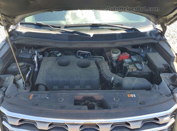 1FM5K7DHXGGC38606 2016 FORD EXPLORER Gray Vista del compartimento del motor