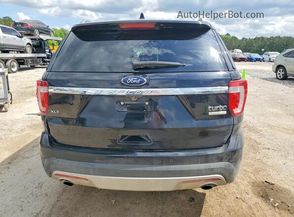 1FM5K7DHXGGC64610 2016 FORD EXPLORER Black Rear view
