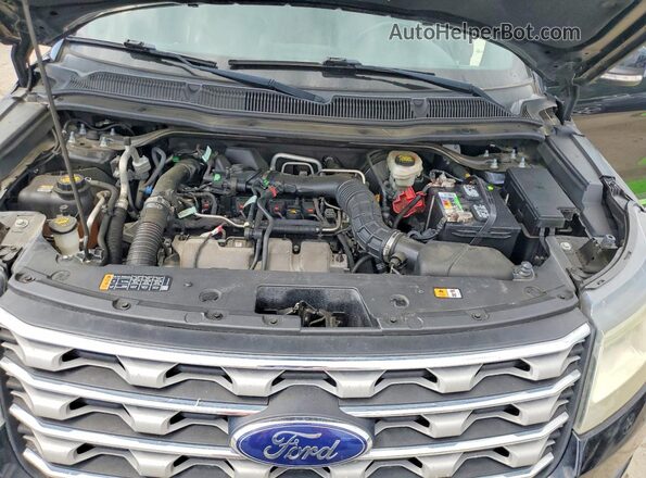 1FM5K7DHXGGC64610 2016 FORD EXPLORER Black Engine compartment view