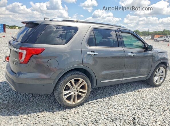 1FM5K7F80GGB09660 2016 FORD EXPLORER Gray უკანა მარჯვენა