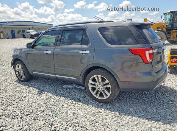 1FM5K7F80GGB09660 2016 FORD EXPLORER Gray უკანა მარცხენა