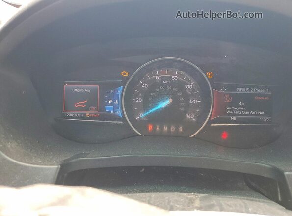 1FM5K7F80GGB09660 2016 FORD EXPLORER Gray ხელსაწყოთა პანელის ხედი