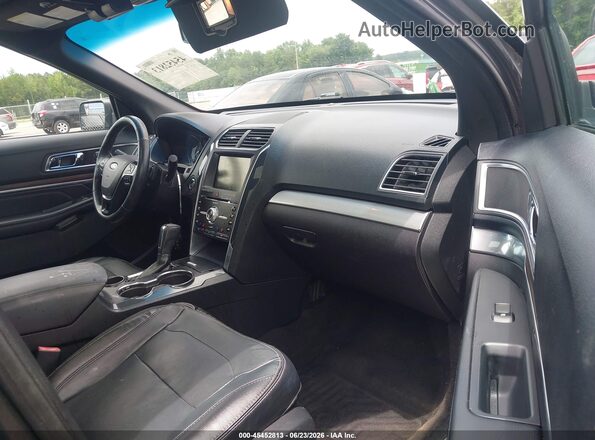 1FM5K7F80GGC13436 2016 FORD EXPLORER Серый Вид салона спереди