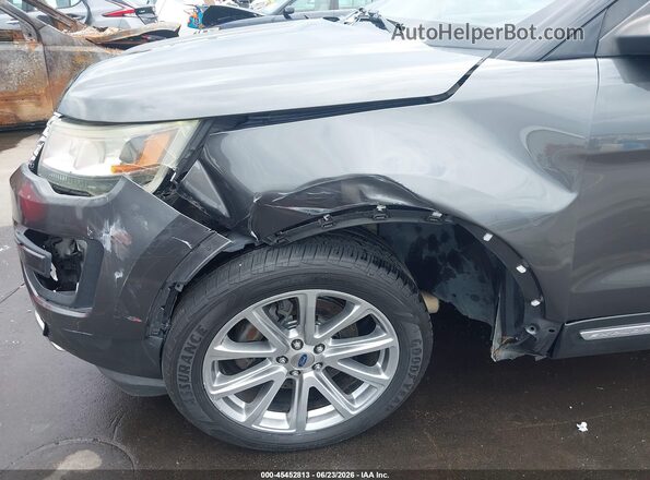 1FM5K7F80GGC13436 2016 FORD EXPLORER Серый Вид спереди
