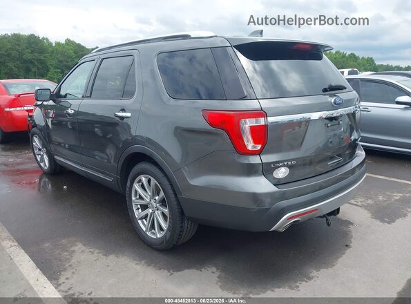1FM5K7F80GGC13436 2016 FORD EXPLORER Серый Задняя левая четверть