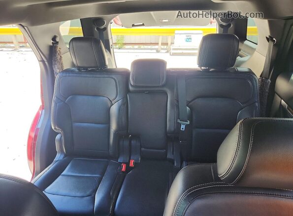 1FM5K7F80HGA95289 2017 FORD EXPLORER Красный Вид задних сидений