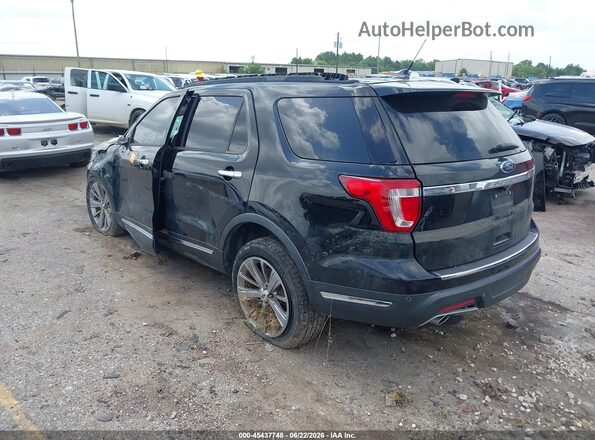 1FM5K7F80JGA81883 2018 FORD EXPLORER Black Rear left