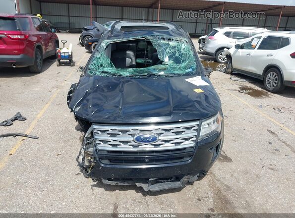 1FM5K7F80JGA81883 2018 FORD EXPLORER Black Rear interior view