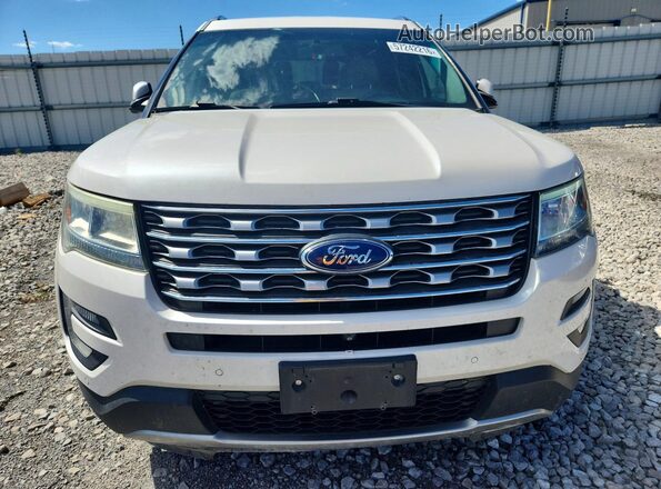 1FM5K7F81HGA34744 2017 FORD EXPLORER White Դիմացի տեսք