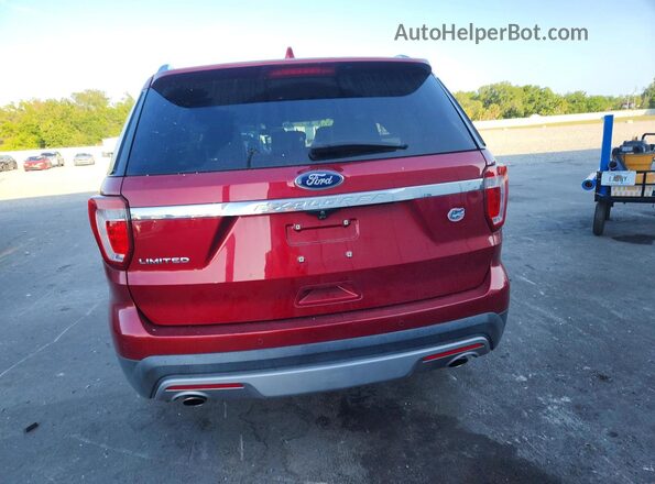 1FM5K7F81HGD22070 2017 FORD EXPLORER Red 