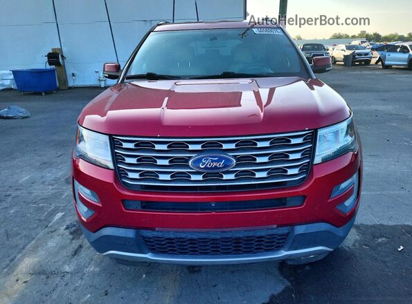 1FM5K7F81HGD22070 2017 FORD EXPLORER Red 