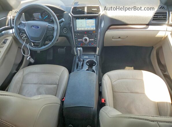 1FM5K7F81JGA99115 2018 FORD EXPLORER Silver წინა პანელის ხედი